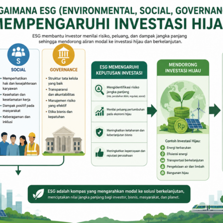 Bagaimana ESG (Environmental, Social, Governance) Mempengaruhi Investasi Hijau?